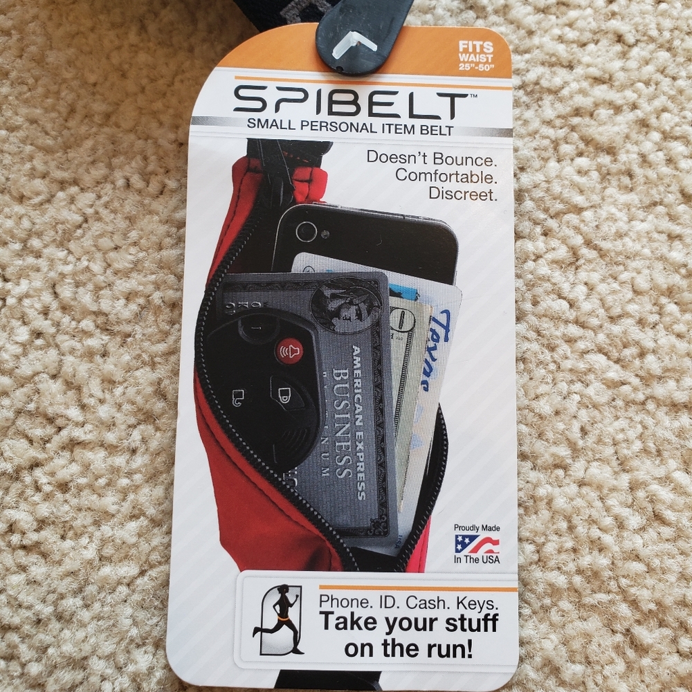 Adjustable SPIbelt personal item holder NWT